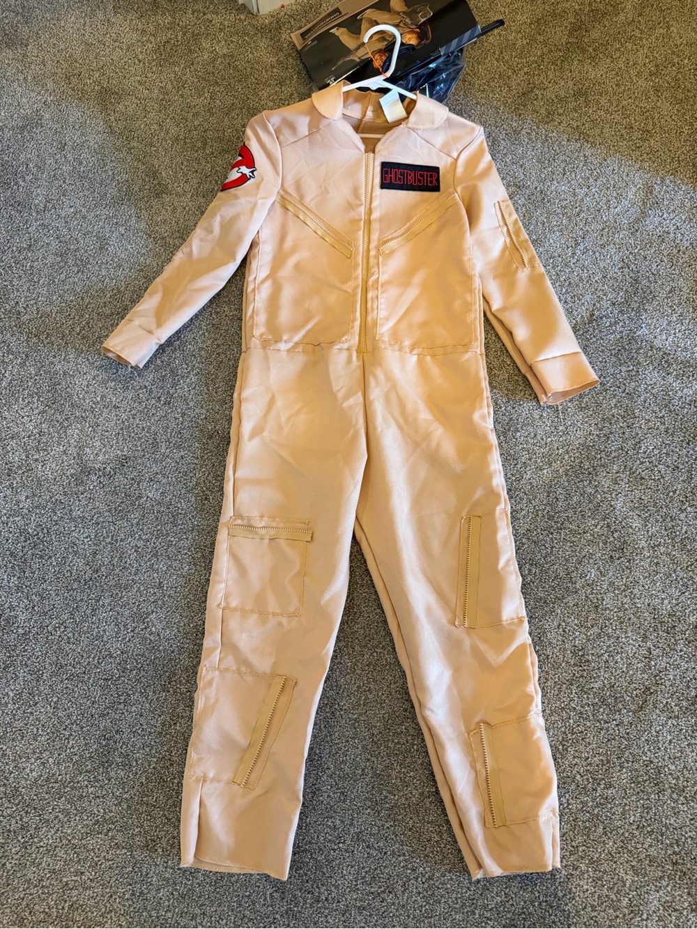 Kids' Ghostbuster Tan Jumpsuit Costume